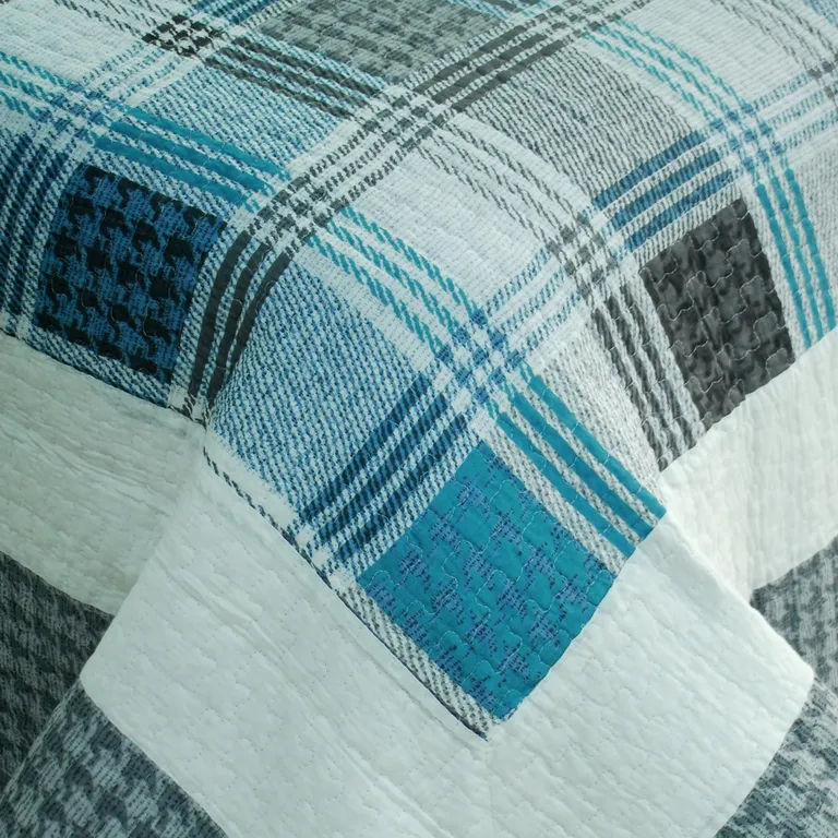 Fantastic Land - Cotton 3PC Vermicelli-Quilted Printed Quilt Set (Full/Queen Size) Photo 1