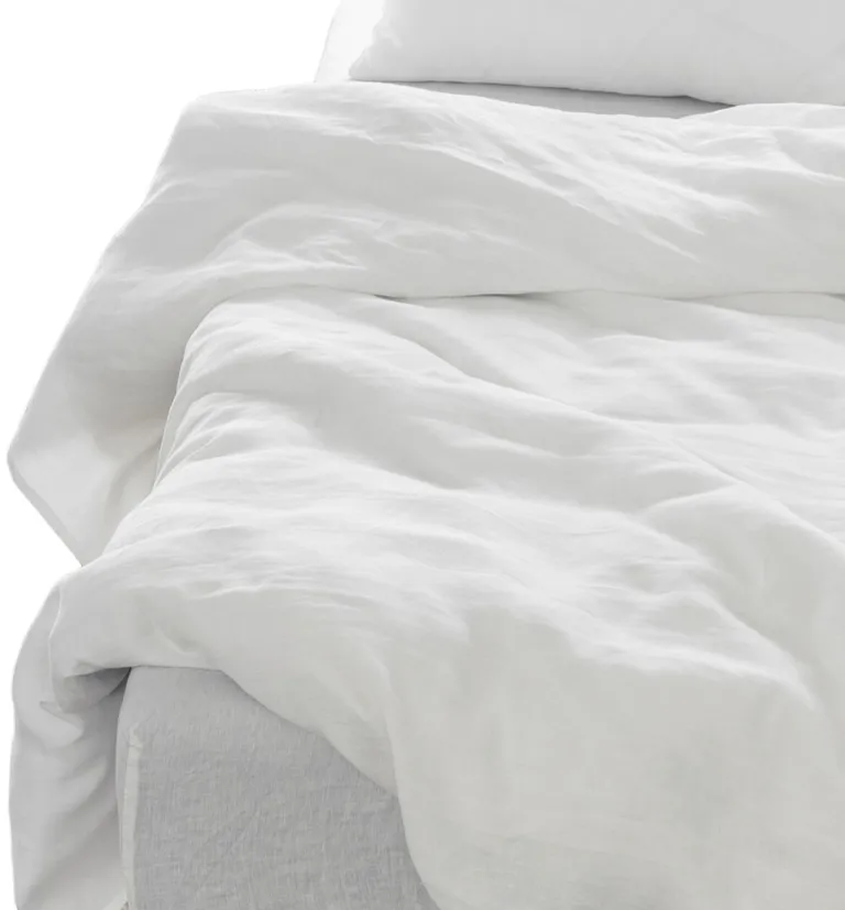 Four Piece Linen Sheet Set Photo 5
