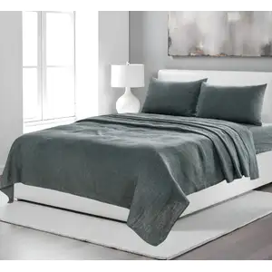 Photo of Four Piece Linen Sheet Set