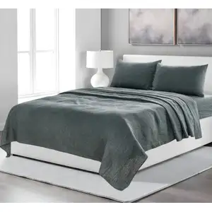 Photo of Four Piece Linen Sheet Set