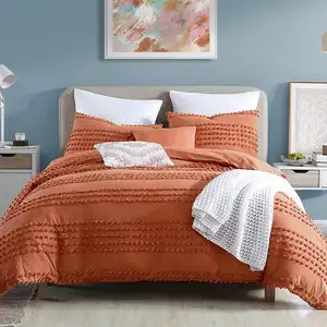 Photo of Full/Queen 5-Piece 100-Percent Cotton Clip Dot Comforter Set