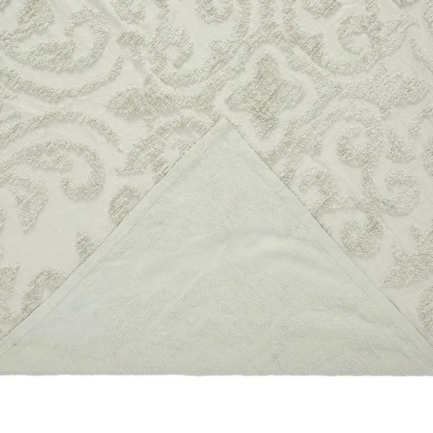 Full Size 100-Percent Cotton Chenille 3-Piece Coverlet Bedspread Set in Sage Photo 5