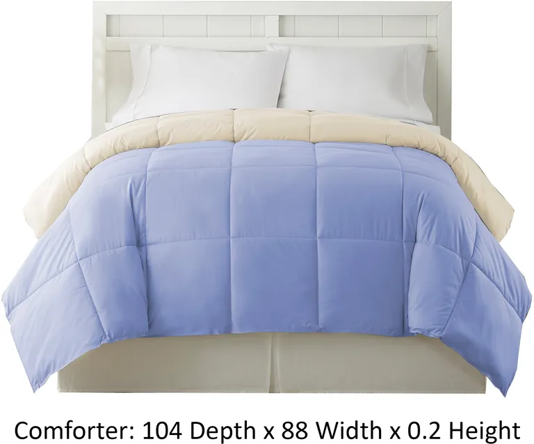Genoa King Size Box Quilted Reversible Comforter The Urban Port Photo 4