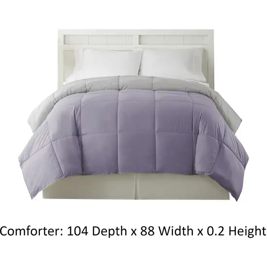 Genoa King Size Box Quilted Reversible Comforter The Urban Port Photo 4