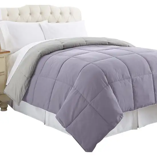 Genoa King Size Box Quilted Reversible Comforter The Urban Port Photo 1