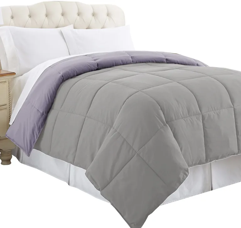 Genoa King Size Box Quilted Reversible Comforter The Urban Port Photo 3