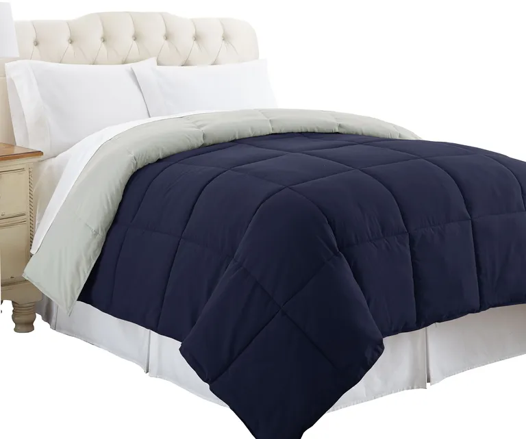Genoa King Size Box Quilted Reversible Comforter The Urban Port Photo 1