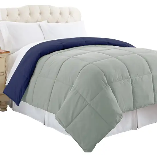 Genoa King Size Box Quilted Reversible Comforter The Urban Port Photo 3