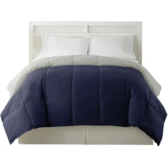Genoa King Size Box Quilted Reversible Comforter The Urban Port Photo 2