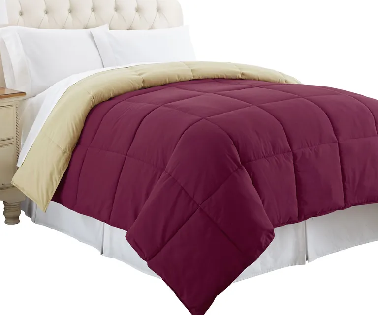 Genoa King Size Box Quilted Reversible Comforter The Urban Port Photo 1