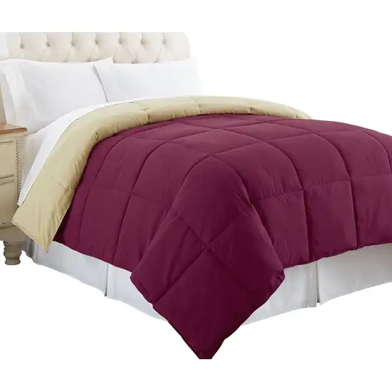 Genoa King Size Box Quilted Reversible Comforter The Urban Port Photo 1