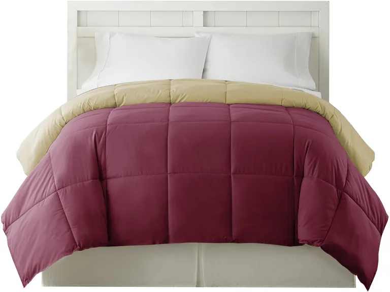 Genoa King Size Box Quilted Reversible Comforter The Urban Port Photo 2