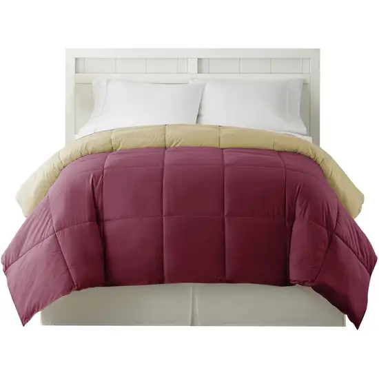 Genoa King Size Box Quilted Reversible Comforter The Urban Port Photo 2