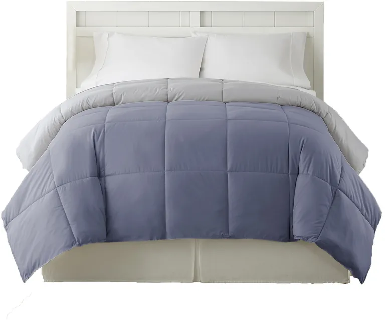 Genoa Queen Size Box Quilted Reversible Comforter The Urban Port Photo 2
