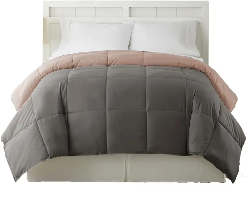 Genoa Queen Size Box Quilted Reversible Comforter The Urban Port Photo 2