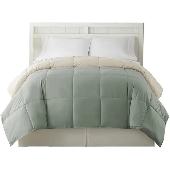 Genoa Queen Size Box Quilted Reversible Comforter The Urban Port Photo 2