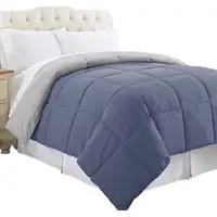 Photo of Genoa Reversible King Comforter with Box Quilted The Urban Port
