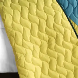 Photo of Gloomy Sunday - 3PC Vermicelli-Quilted Patchwork Quilt Set (Full/Queen Size)