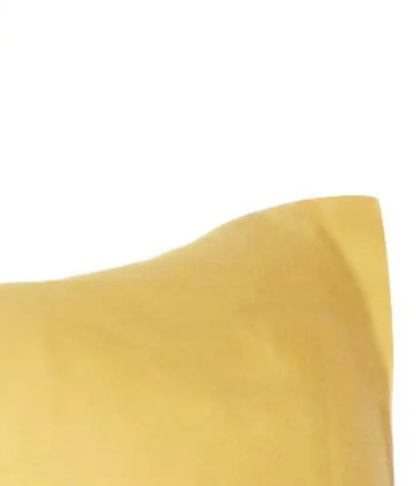 Gold Dreamy Set Of 2 Silky Satin Standard Pillowcases Photo 6