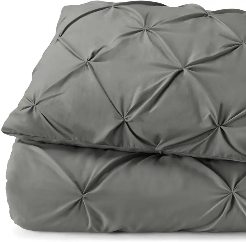 Gray  Microfiber Washable Microfiber Down Alternative Comforter Photo 4