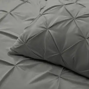 Photo of Gray  Microfiber Washable Microfiber Down Alternative Comforter