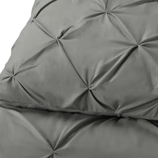 Gray  Microfiber Washable Microfiber Down Alternative Comforter Photo 3