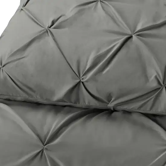 Gray  Microfiber Washable Microfiber Down Alternative Comforter Photo 3