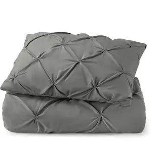 Photo of Gray  Microfiber Washable Microfiber Down Alternative Comforter