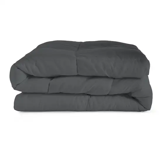 Gray  Microfiber Washable Microfiber Down Alternative Comforter Photo 3