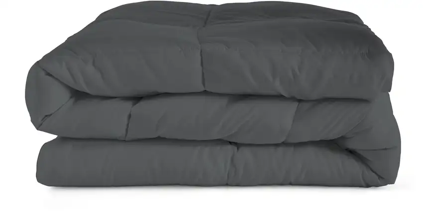 Gray  Microfiber Washable Microfiber Down Alternative Comforter Photo 4