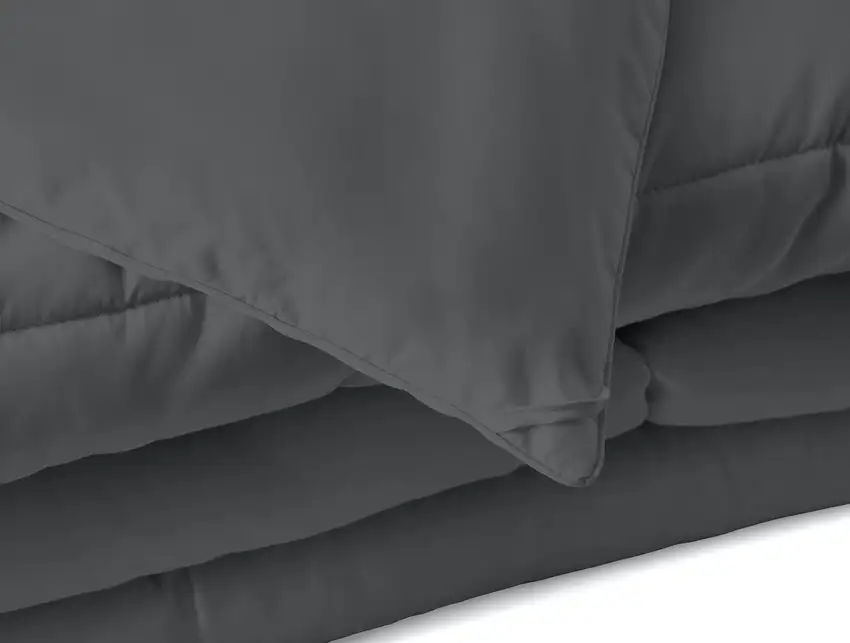 Gray  Microfiber Washable Microfiber Down Alternative Comforter Photo 5