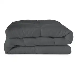Photo of Gray  Microfiber Washable Microfiber Down Alternative Comforter