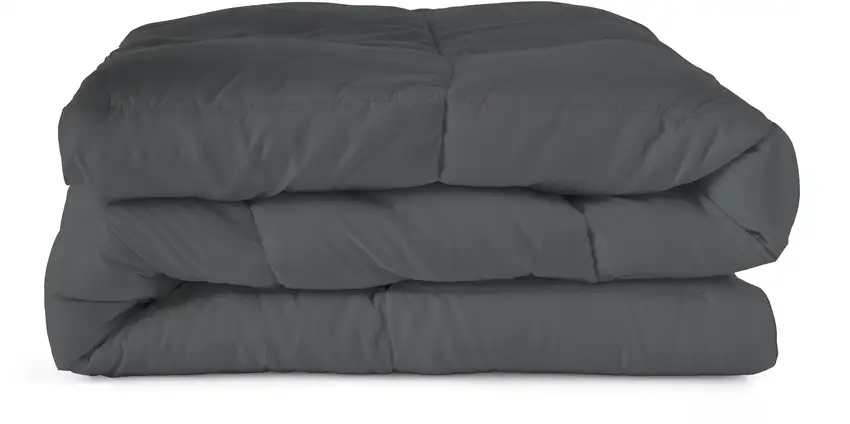 Gray  Microfiber Washable Microfiber Down Alternative Comforter Photo 2