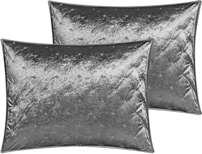 Gray Queen Polyester 220 Thread Count Washable Down Comforter Set Photo 3