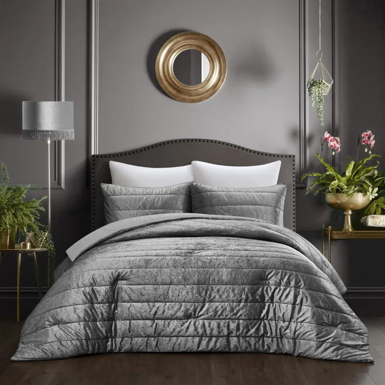 Queen Polyester 180 Thread Count Washable Down Comforter Set Photo 5