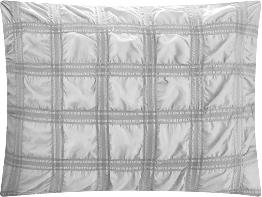 Gray Twin PolYester 180 Thread Count Washable Duvet Cover Set Photo 4
