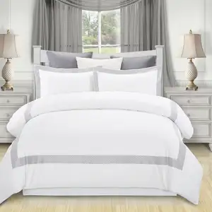 Photo of Queen 100% Cotton 200 Thread Count Washable Duvet Cover Set