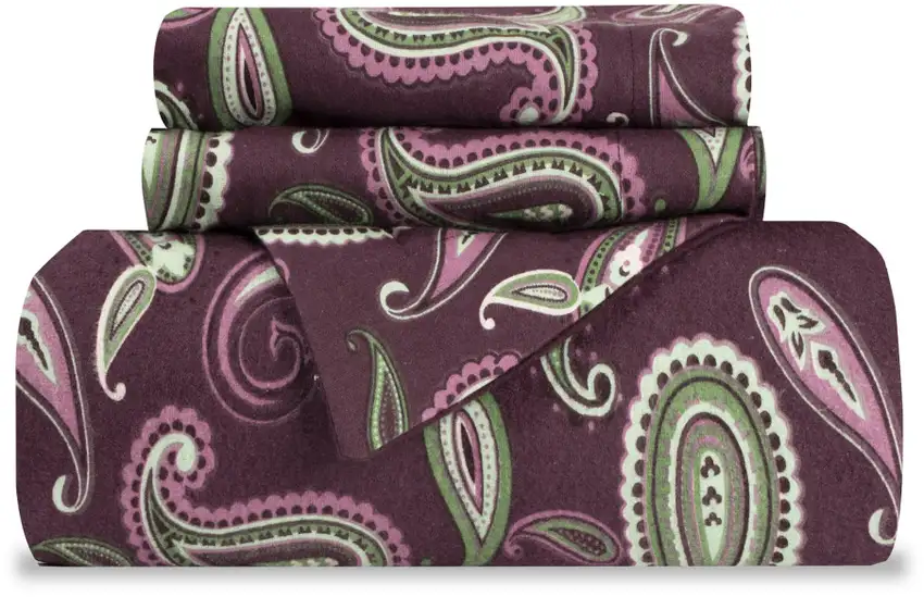 Green Pink And Purple King Cotton Washable Duvet Cover Set With Two Shams Photo 3
