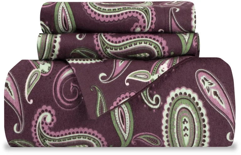 Green Pink And Purple King Cotton Washable Duvet Cover Set With Two Shams Photo 3