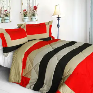 Photo of Home Prairie - Quilted Patchwork Down Alternative Comforter Set (Twin Size)