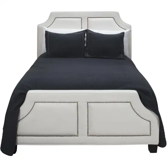 Indigo King 100% Cotton 300 Thread Count Machine Washable Down Alternative Comforter Photo 2