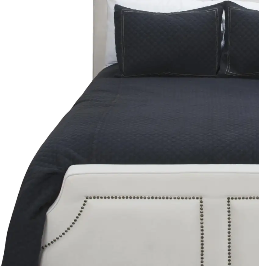 Indigo King 100% Cotton 300 Thread Count Machine Washable Down Alternative Comforter Photo 4