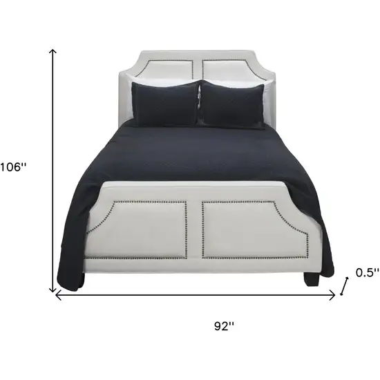 Indigo King 100% Cotton 300 Thread Count Machine Washable Down Alternative Comforter Photo 3