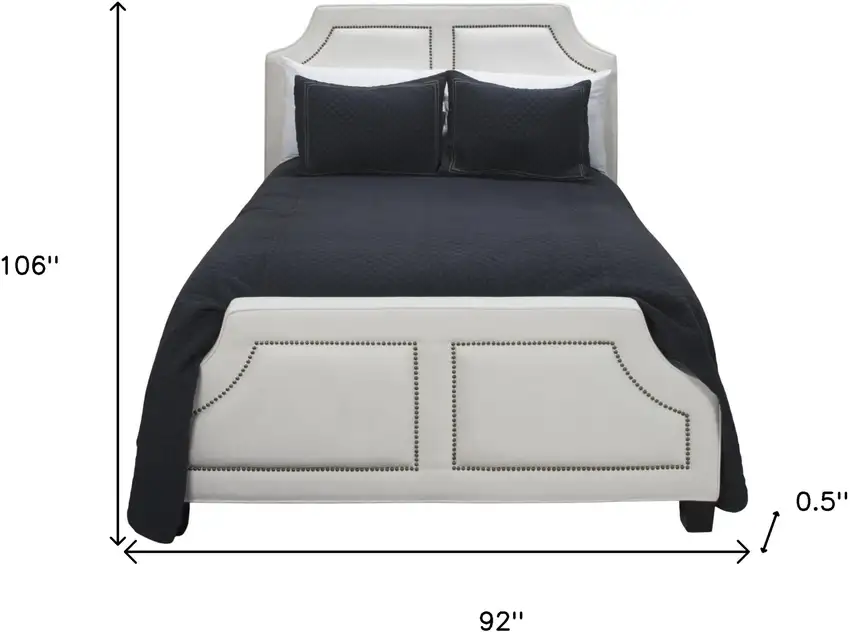 Indigo King 100% Cotton 300 Thread Count Machine Washable Down Alternative Comforter Photo 3