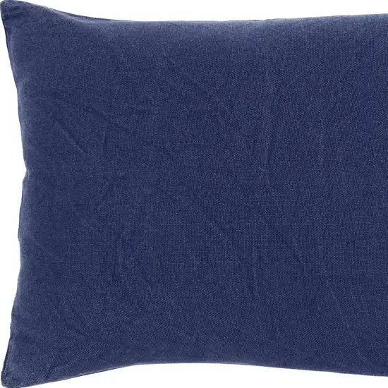 Indigo King Cotton Washable Polyester Duvet Cover Set With Two Shams Photo 4