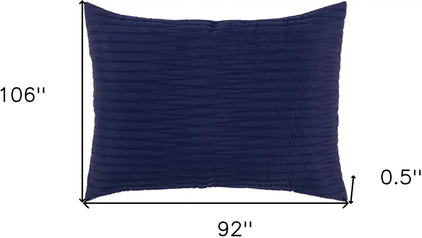 Indigo King Microfiber 300 Thread Count Machine Washable Down Alternative Comforter Photo 7