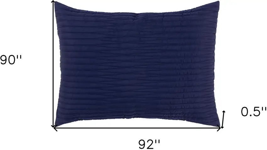 Indigo Queen Microfiber 300 Thread Count Machine Washable Down Alternative Comforter Photo 7