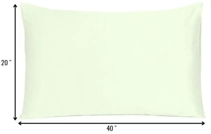 Ivory Dreamy Set Of 2 Silky Satin King Pillowcases Photo 8