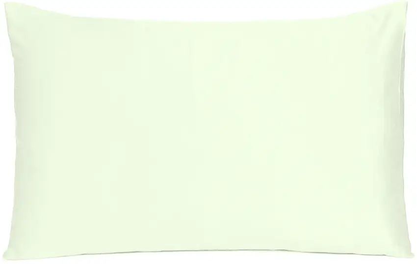 Ivory Dreamy Set Of 2 Silky Satin Standard Pillowcases Photo 2