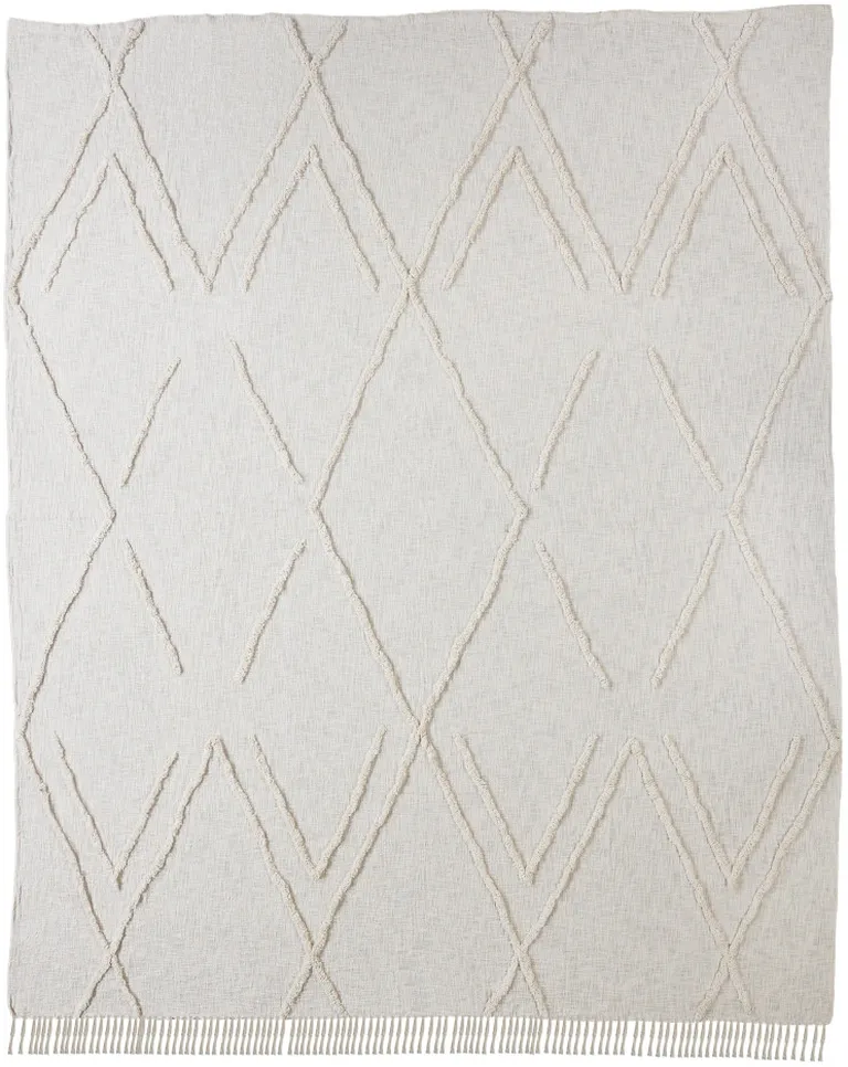 Geometric Cotton Coverlet Photo 2